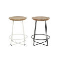 Abrigar redonda Barstool / banqueta redonda de madeira-Metal / Custom redonda Barstool